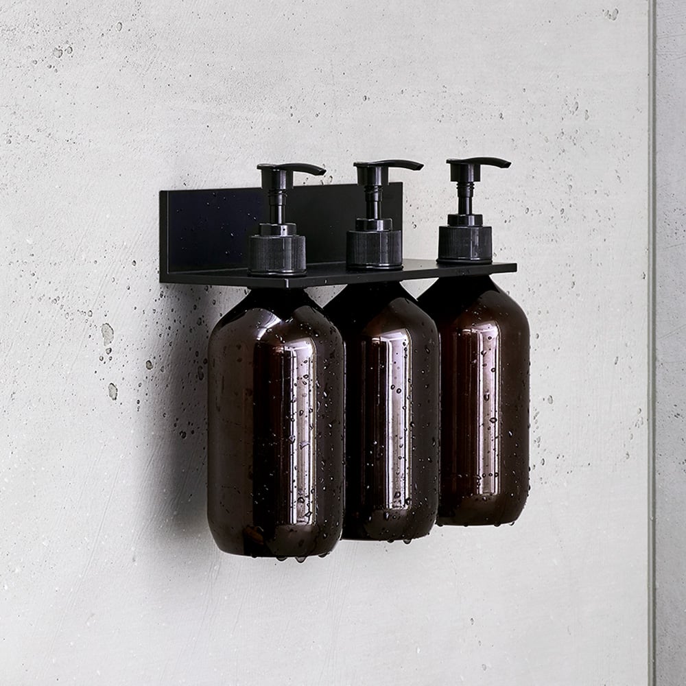 Distributeur de savon ceramique malone, noir nORASIA