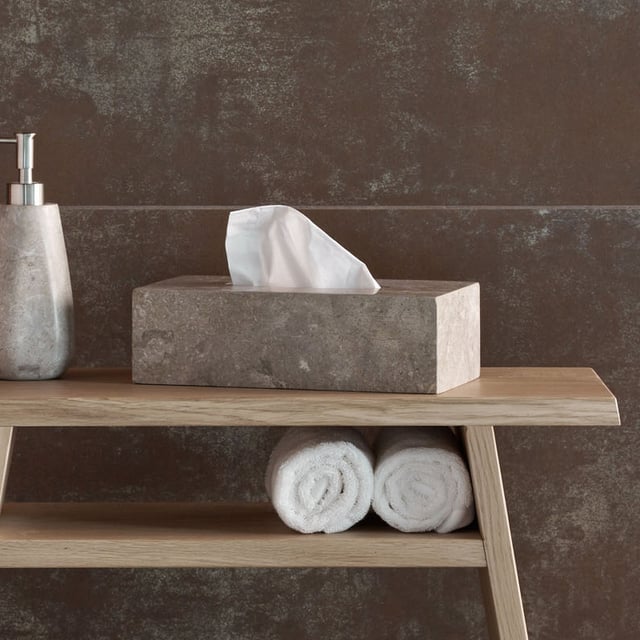 aquanova CONOR Kosmetiktücher-Box beige marmoriert - CONTIL-15