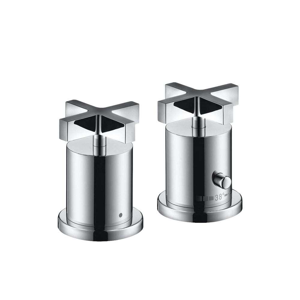AXOR Citterio deck-mounted bath fitting, thermostat chrome - 39480000 ...