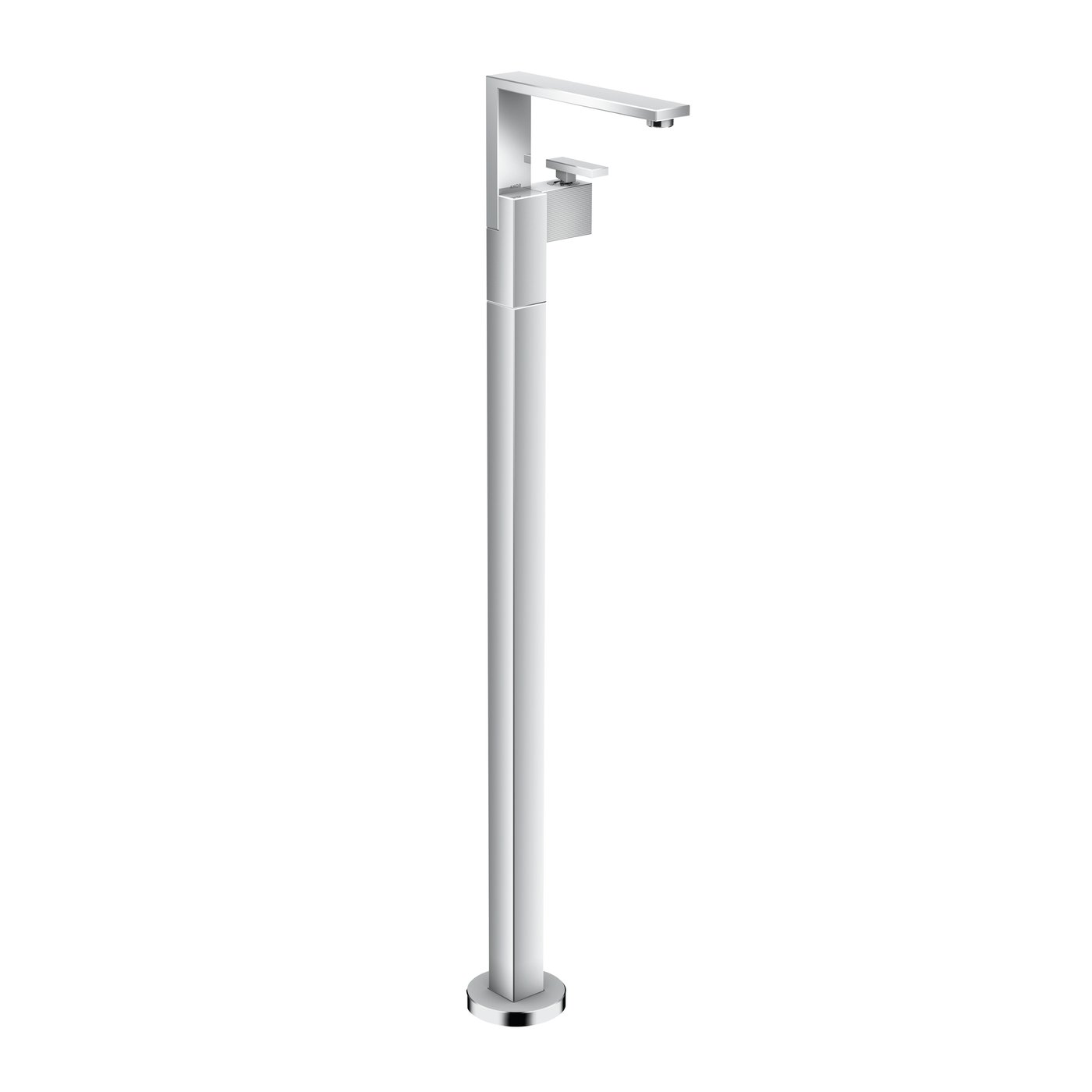 AXOR Edge floorstanding basin fitting with EcoSmart, with push-open ...