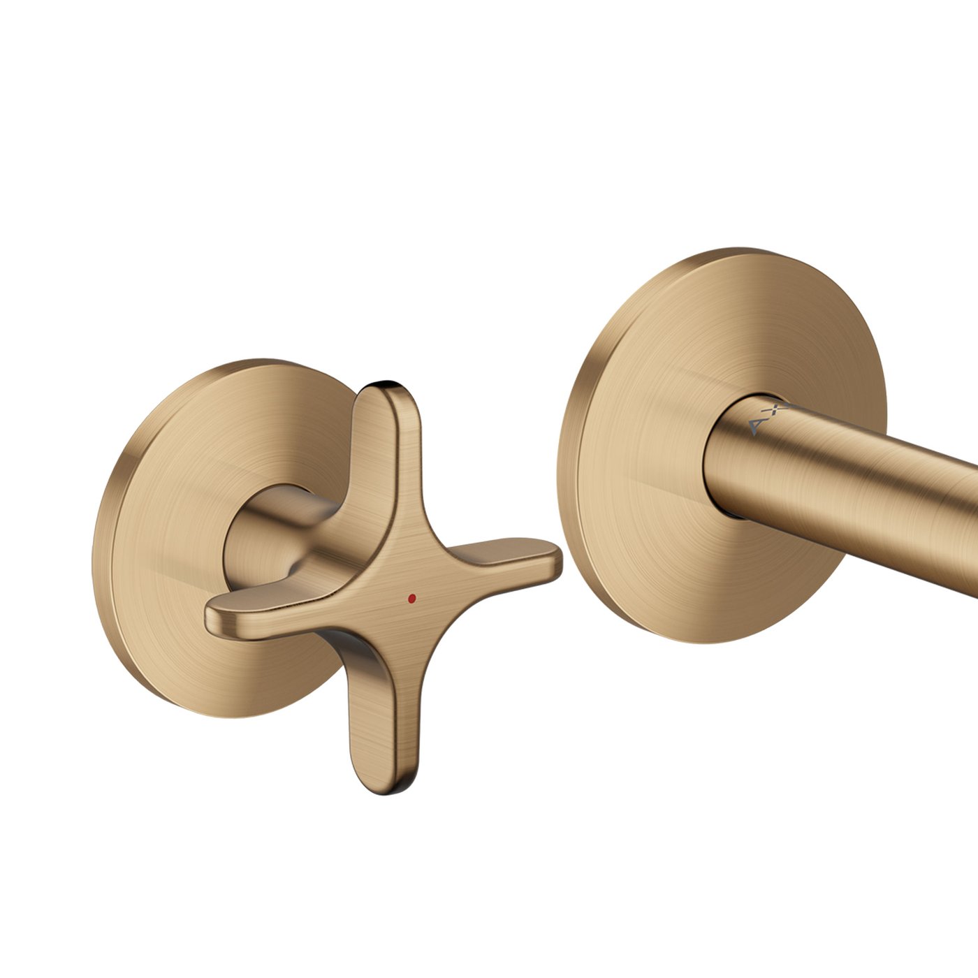 AXOR One concealed bath fitting, two-handle mixer brushed bronze ...