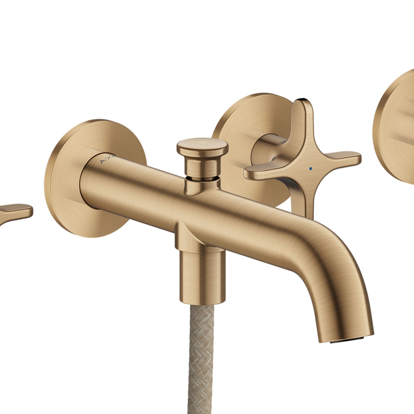 AXOR One concealed bath fitting, two-handle mixer brushed bronze ...