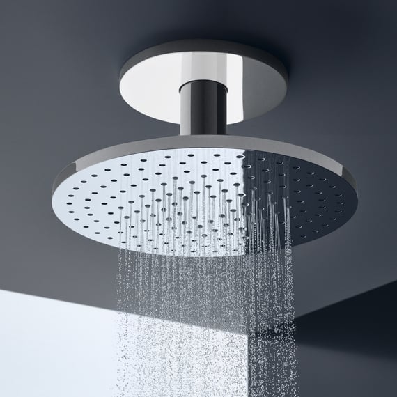 Axor 35301000 SHOWERSOLUTIONS soffione doccia 300, 1 jet, con fissaggio a  soffitto, finitura cromo