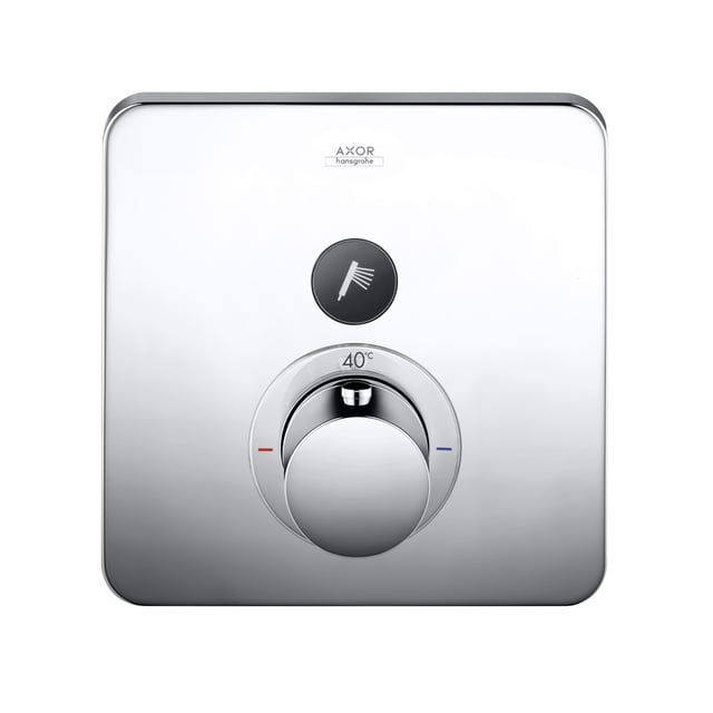 AXOR ShowerSelect Soft Cube concealed shower fitting with thermostat ...