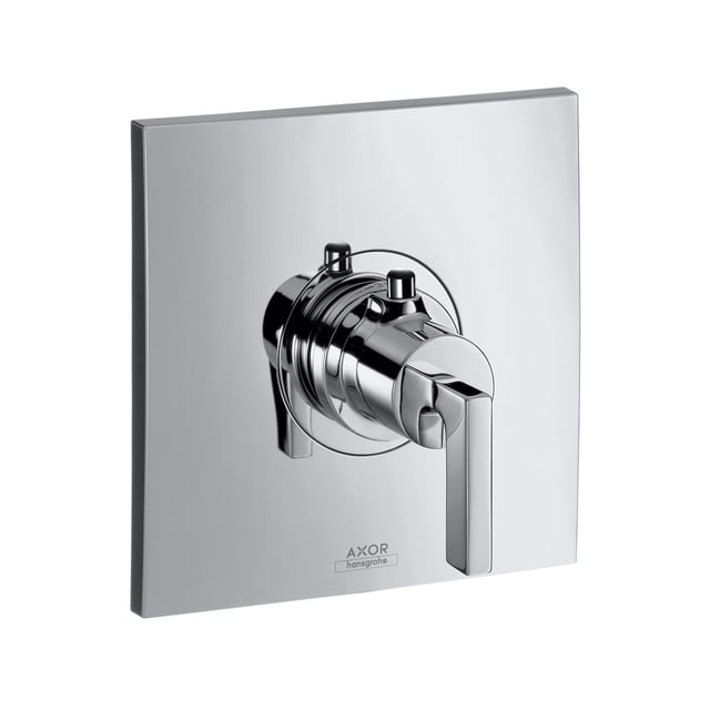 AXOR Citterio Highflow concealed shower fitting with thermostat chrome ...
