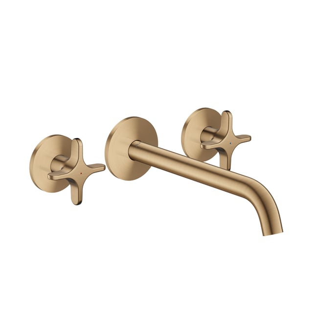 AXOR One concealed bath fitting, two-handle mixer brushed bronze ...