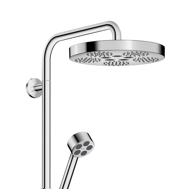 AXOR One exposed shower system with thermostat chrome - 48794000