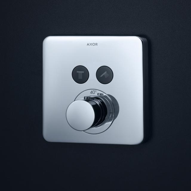 AXOR ShowerSelect Soft Cube Thermostat Unterputz für 2 Verbraucher chrom