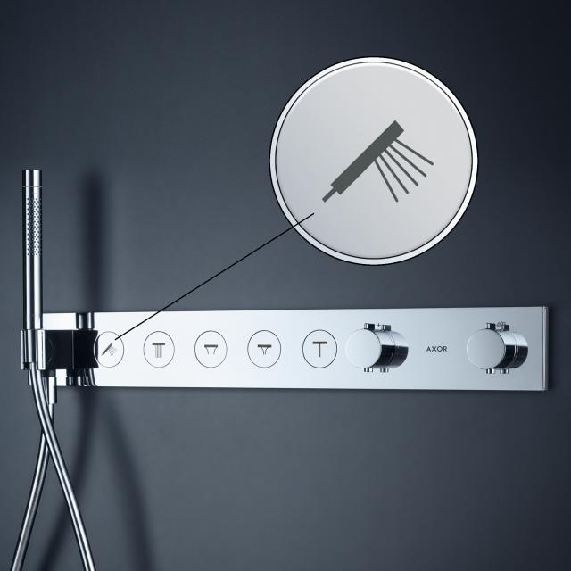AXOR ShowerSolutions Druckknopf Symbol für Thermostatmodul Select