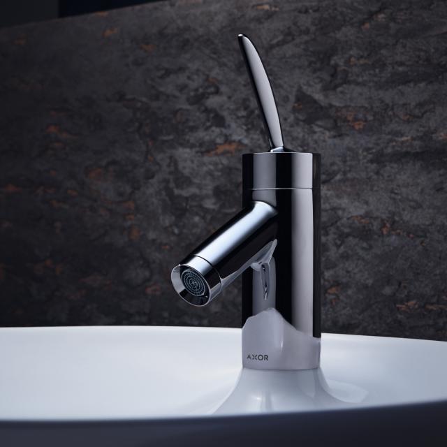 AXOR Starck Classic Einhebel-Waschtischmischer 60, für Handwaschbecken mit Zugstangen-Ablaufgarnitur
