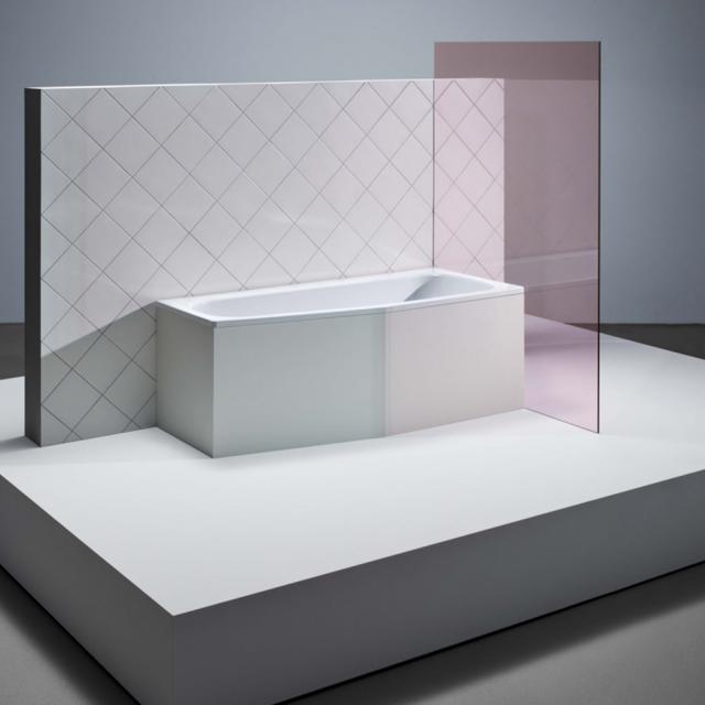 Bette Bambino Raumspar-Badewanne, Einbau weiß, mit BetteAntirutsch gesamte Bodenfläche, mit BetteGlasur Plus, für Griffmontage