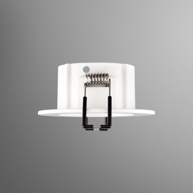 Wonderlamp Einbaustrahler Rund – GU10 Fassung, Schwenkbar, Weiß, Für Deckenmontage, 80mm Bohrloch
