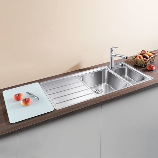 BLANCO Spüle Für Unterschrank – Glas & Edelstahl, 60 Cm Breit