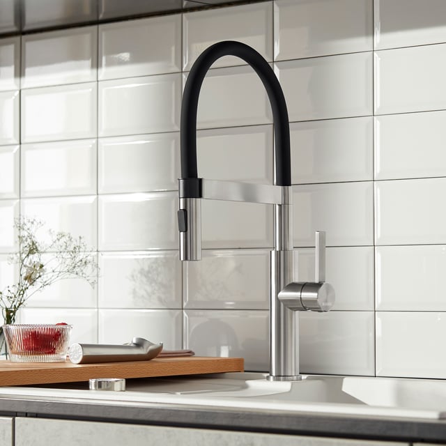 Blanco 235950 Küchenarmatur Aus Edelstahl – Hochwertiger Wasserhahn Für Die Spüle, Passend Zu Quatrus-Linie
