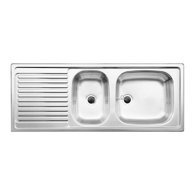 Blanco Top EZS 11 x 4 Küchenspüle mit Restebecken und Abtropffläche, drehbar