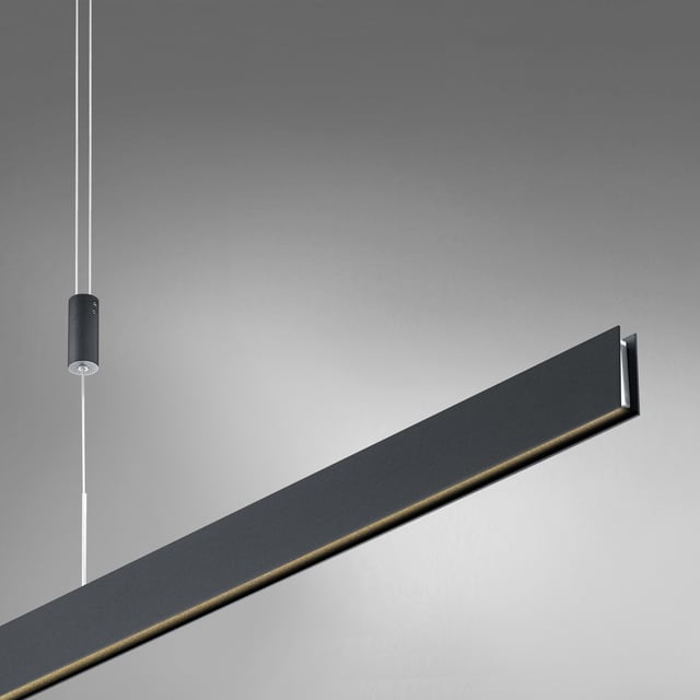 HELL DELTA pendant light, LED dimmable, height adjustable with