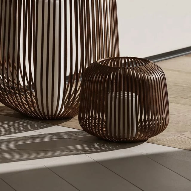 Blomus LITO lantern S with glass rust - 66956 | REUTER