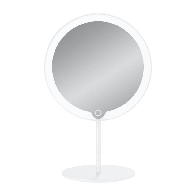 Blomus MODO Kosmetikspiegel mit Beleuchtung, 5-fache Vergrößerung weiß matt