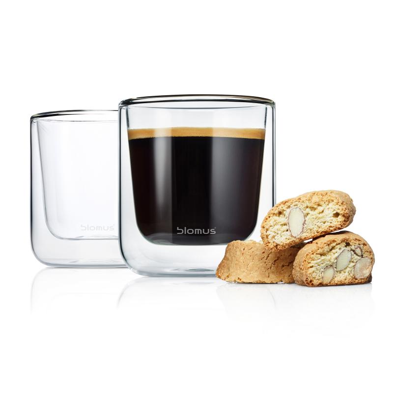 Blomus NERO Thermo-Kaffeegläser, 2er Set, 63653
