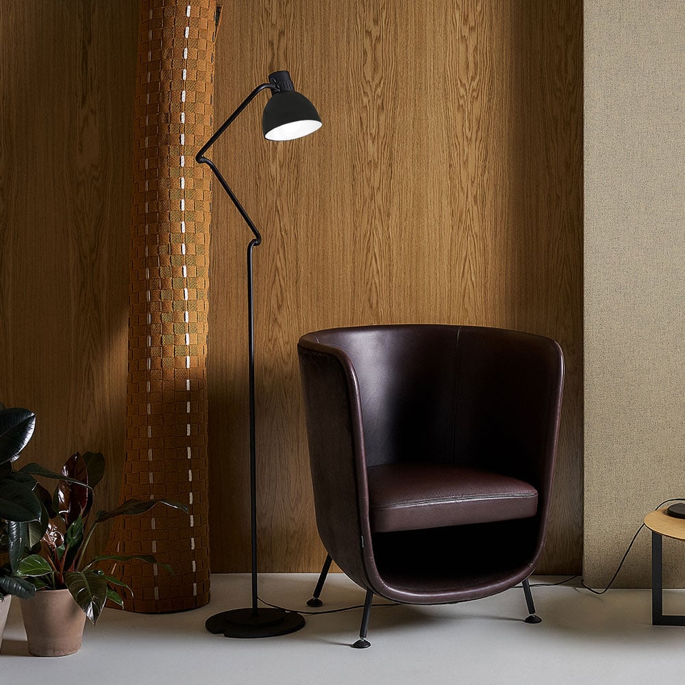 B.lux Blux System floor lamp, E27 black - 736210 | REUTER