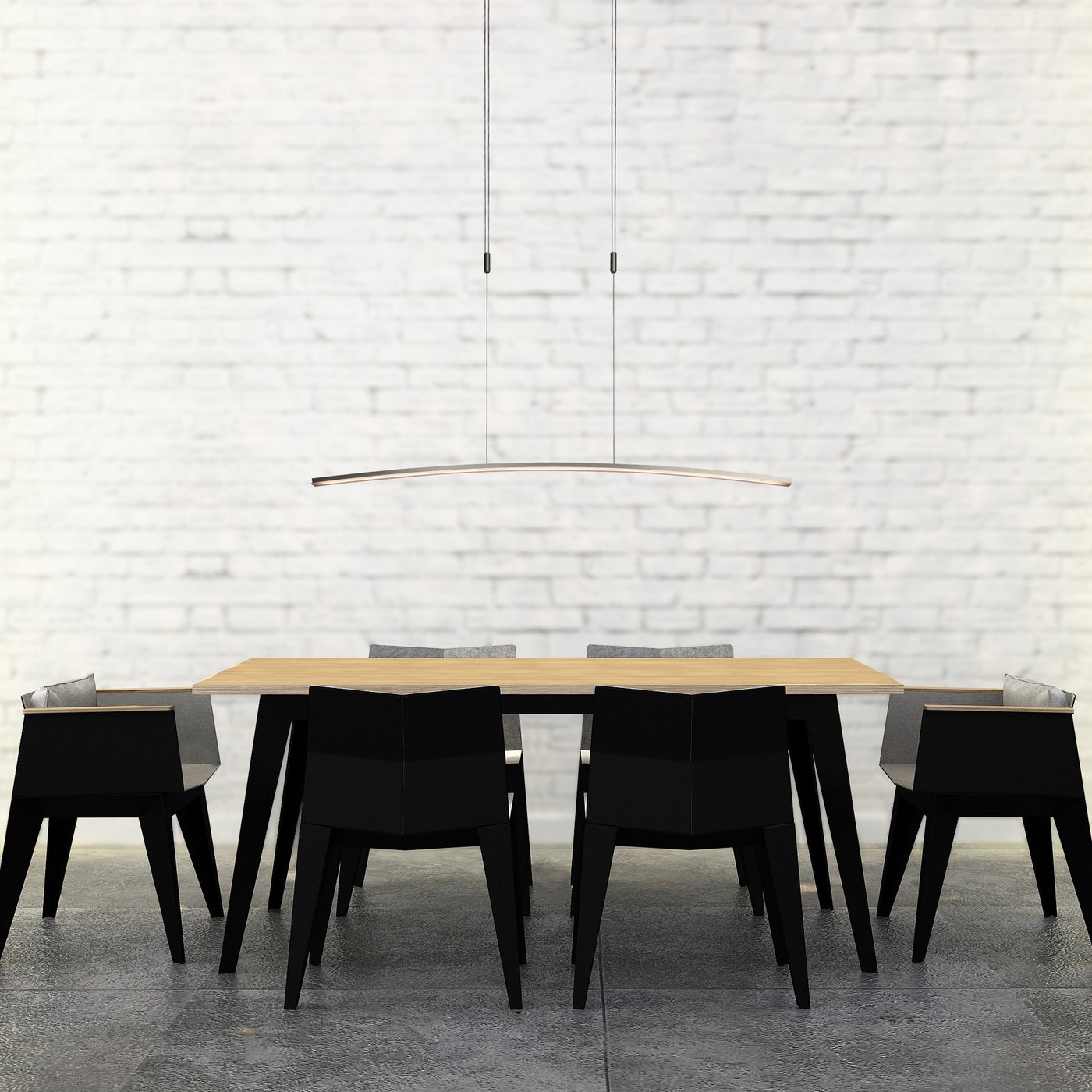 ESTO Acryl Pendelleuchte Grau – Moderne LED Deckenleuchte Mit E26 Fassung, Halb Unterputz