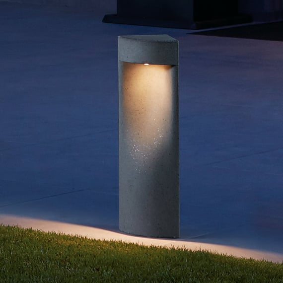 bover Moai LED Pollerleuchte betongrau