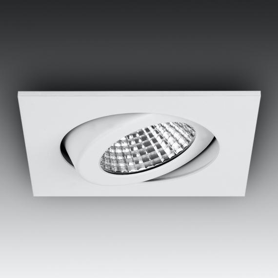 BRUMBERG LED recessed spotlight IP65 square, swivelling and dimmable -  39355073 | REUTER | Spiegelleuchten