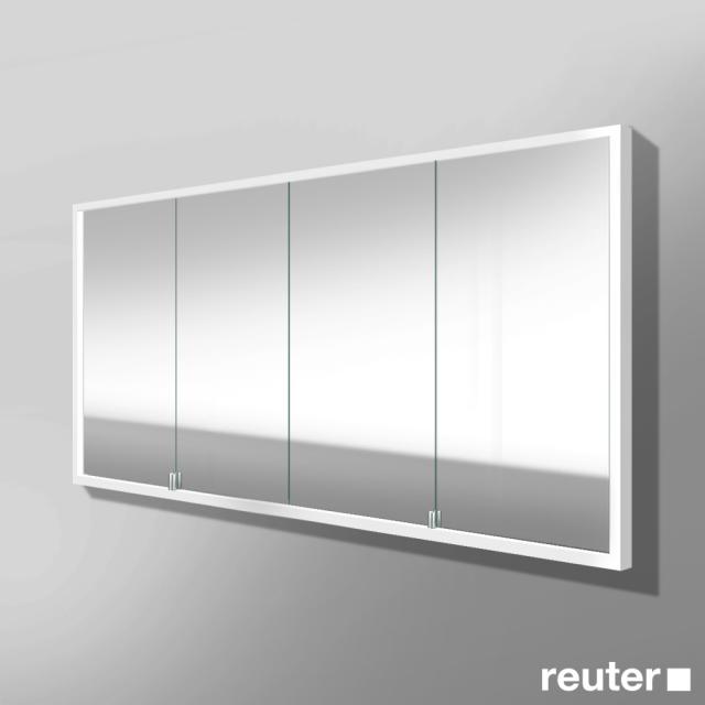 Burgbad Crono Einbau-Spiegelschrank mit Beleuchtung und 4 Türen