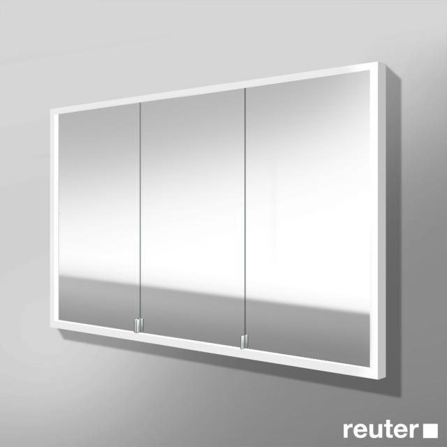 Burgbad Crono Einbau-Spiegelschrank mit Beleuchtung und 3 Türen Version rechts