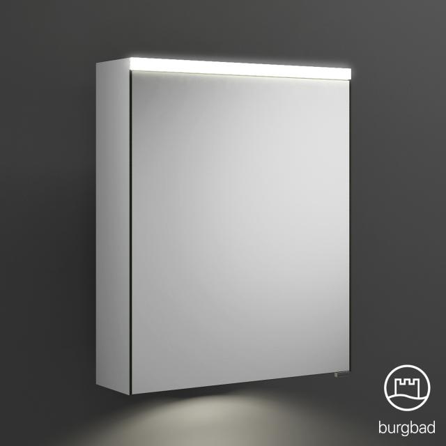 Burgbad Iveo Spiegelschrank mit Beleuchtung und 1-Tür mit Waschtischbeleuchtung