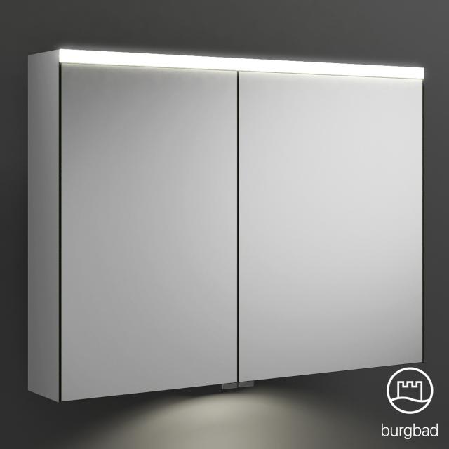 Burgbad Iveo Spiegelschrank mit Beleuchtung und 2 Türen mit Waschtischbeleuchtung