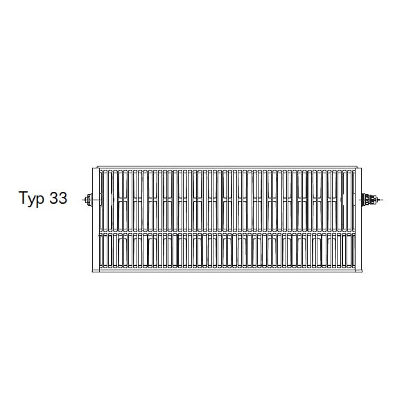 2881 Radiator Buderus Logatrend VC-Plan.2 valve radiator 2881 W, white - 7751402714 ...