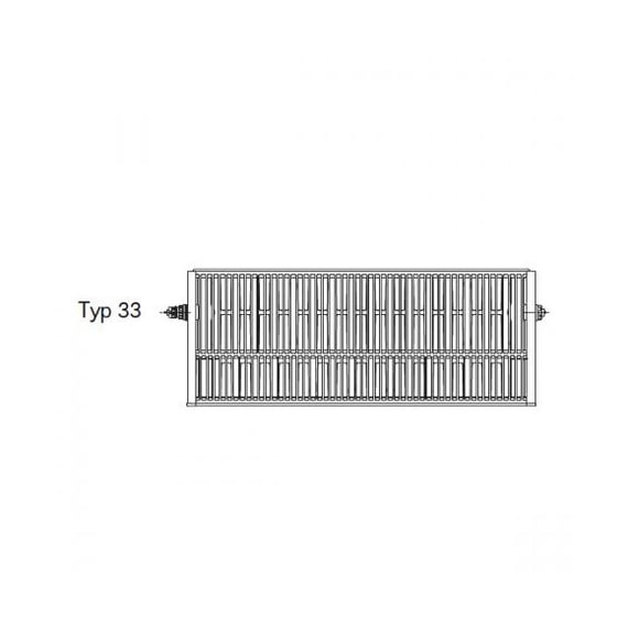 2986 Radiator Buderus Logatrend VC-Plan valve radiator 2986 W, white - 7750411709 ...