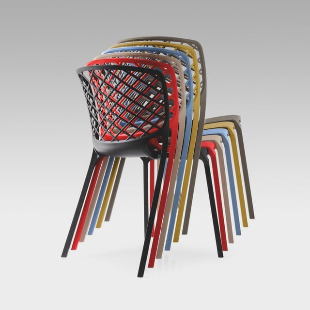 connubia Gamera chair matt black - CB1459_P15 | REUTER