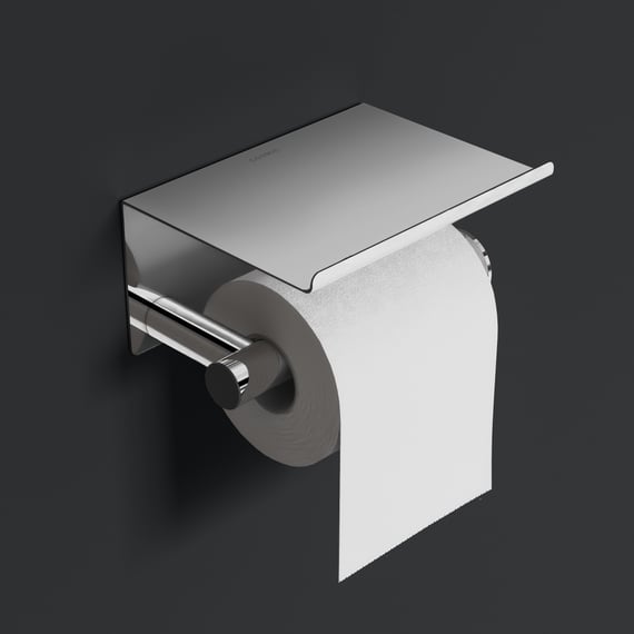 Dérouleur papier toilette mural industriel visser métal + bois L
