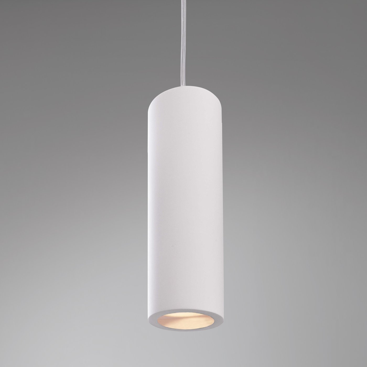 Deko-Light Pendelleuchte Barro II – Gips, Weiß, überstreichbar, Für GU10-Lampen, Max. Deckenabhängung 1200 Mm