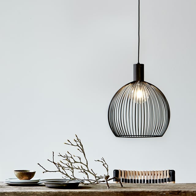 design for the people Aver Pendelleuchte dimmbar, schwarz - 84253003