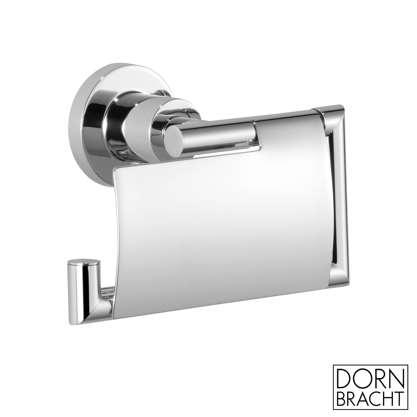 Dornbracht Tara Papierrollenhalter Mit Deckel – Chrom, Für Bad Oder Gästetoilette