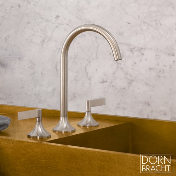 Dornbracht VAIA basin fitting with push-open waste valve, matt 