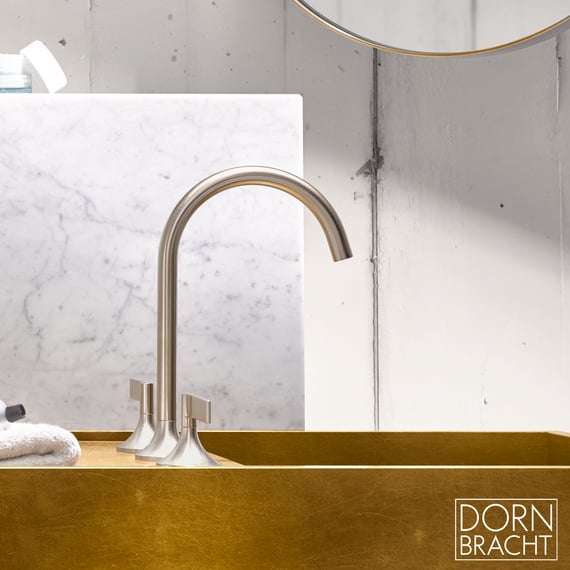 Dornbracht VAIA basin fitting with push-open waste valve, matt 
