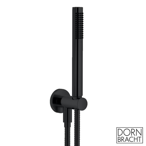 Dornbracht Meta Brausegarnitur, 1 Strahlart schwarz matt