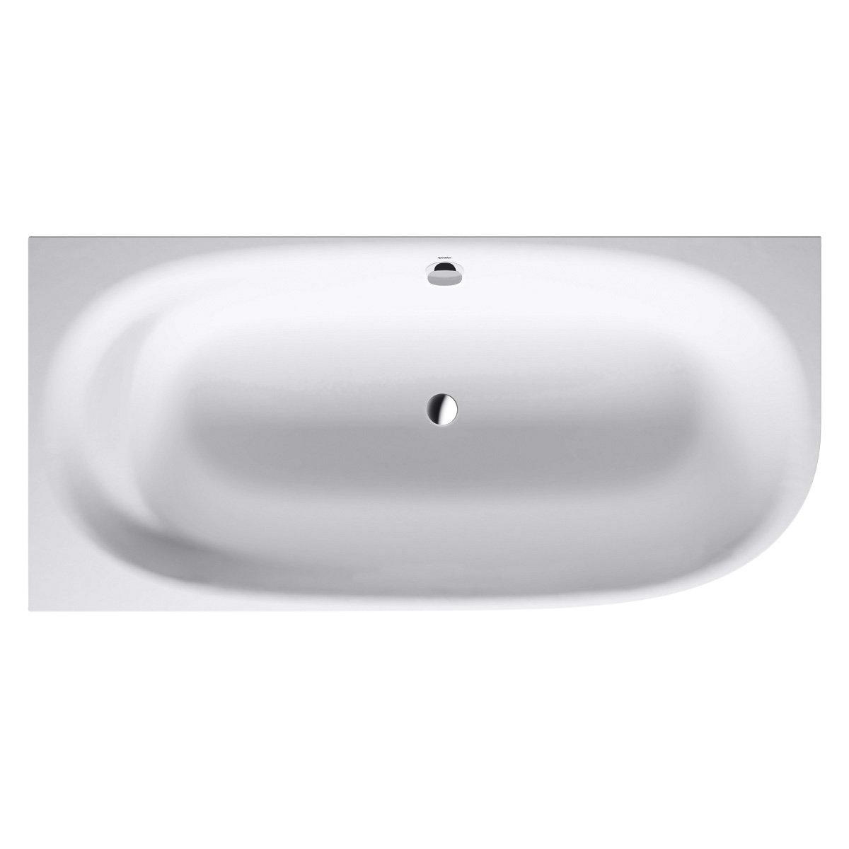 Duravit Cape Cod corner bath, with panel matt white - 700362000000000 ...