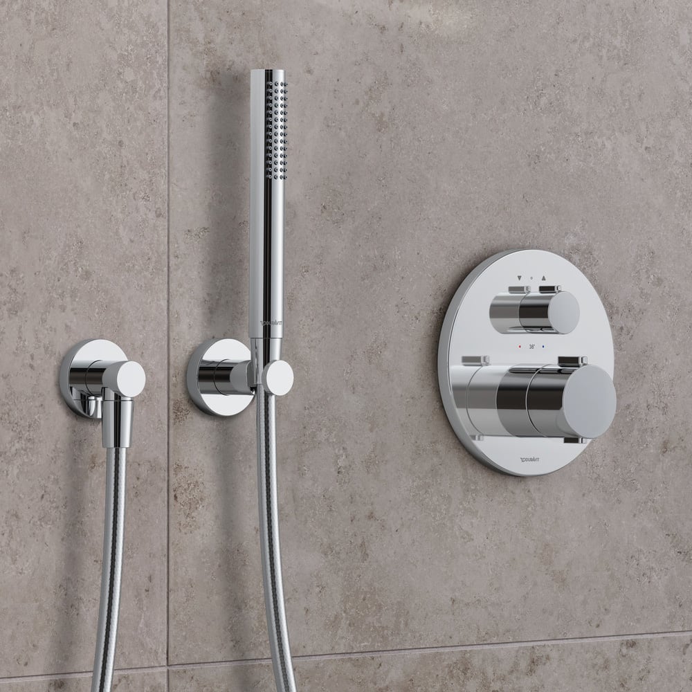Speakman Kubos SLV-1330-UNI Duscharmatur-Set – Poliertes Chrom, EasyInstall Für Dusche & Wanne