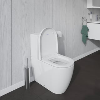 Duravit ME by Starck floorstanding toilet with WonderGliss, white 