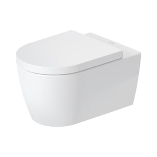 Duravit ME by Starck wall-mounted toilet with HygieneGlaze, matt 