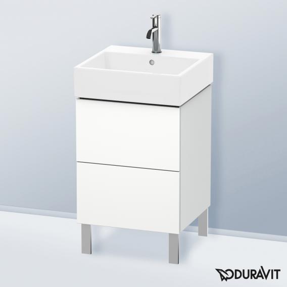 Duravit L-Cube Waschtischunterschrank mit 2 Auszügen weiß matt, ohne Einrichtungssystem