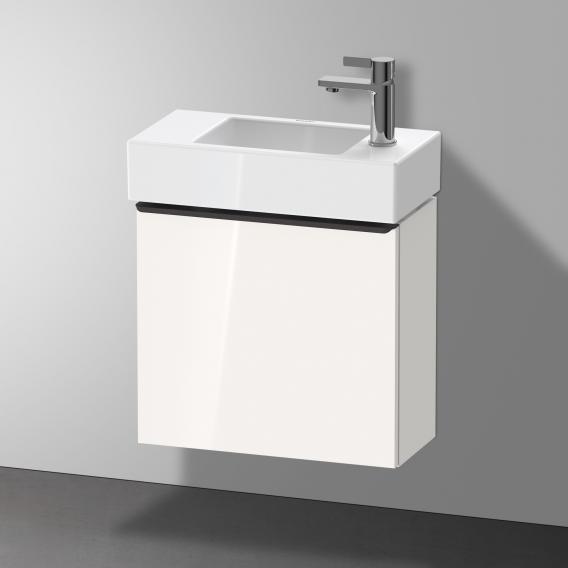 Duravit Vero Air Handwaschbecken mit D-Neo Waschtischunterschrank mit 1 Tür weiß hochglanz, WT weiß, mit WonderGliss, mit 1 Hahnloch rechts