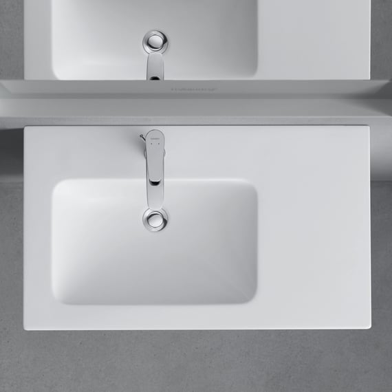 Duravit ME by Starck Wandwaschtisch mit WonderGliss, weiß 