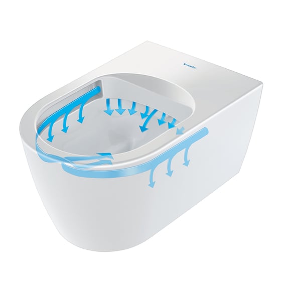Duravit ME by Starck Wand-WC Compact Ausführung kurz mit 