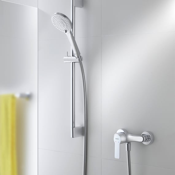 Duravit D-Code single-lever mixer, for shower chrome - DC4230001010 ...